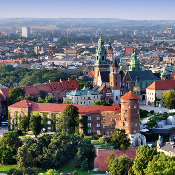 widok na panoramę Krakowa - urolog w Krakowie