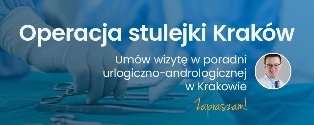 baner z napisem operacja stulejki Kraków